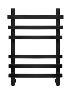 Полотенцесушитель водяной Indigo Askel LASWPF60-40BR 60x40 см чёрный муар