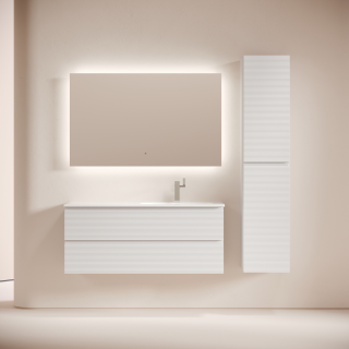 Тумба подвесная под раковину Sancos Folk FL120RW правая 120 см Bianco