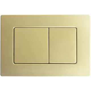 Кнопка смыва Veconi FLUSH V9, FLV9-G, 237х159х6, нержавеющая сталь, золото брашинг