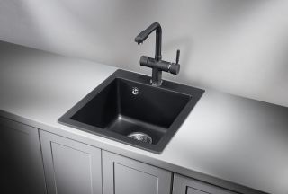 Мойка кухонная Granula 4201, ШВАРЦ