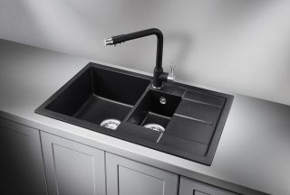 Мойка кухонная Granula 7802, ЧЁРНЫЙ