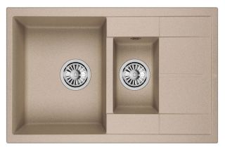 Мойка кухонная Granula 7802, ПЕСОК