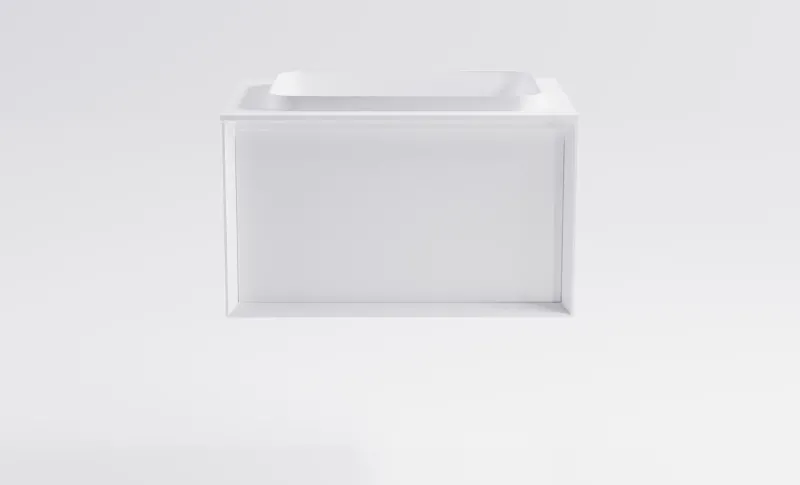 Тумба с раковиной Astra-Form Фрейм 4631177715297 80 см белый матовый