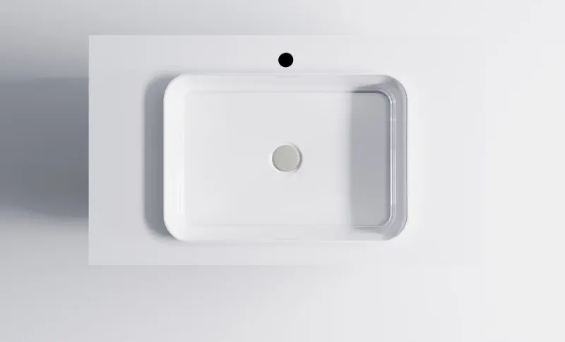 Тумба с раковиной Astra-Form Фрейм 4631177713910 90 см белый матовый