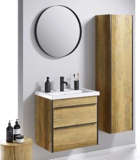 Зеркало Aqwella Fargo RM0208BLK 80 см