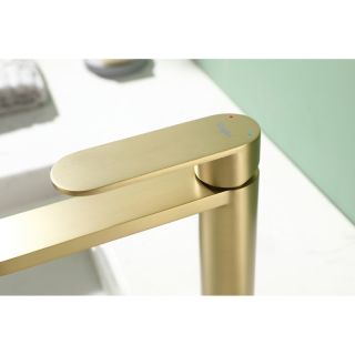 Смеситель для раковины Raglo R10.10.03 золотой сатин