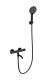 Смеситель для ванны с душем Wonzon & Woghand INN 3 WW-B2065-A1-MB с термостатом чёрный матовый