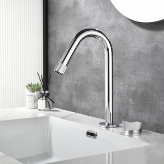 Смеситель для раковины Black&White Gravity 7108C хром