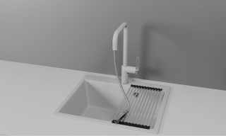 Смеситель для кухни Granula 8173, БАЗАЛЬТ базальт