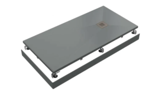 Поддон литьевой Good Door Essentia ГРАФИТ 1400x900 см