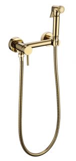 Смеситель с гигиеническим душем Grocenberg GB103N Золото