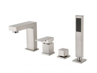 Смеситель на борт ванны Groсenberg GB6008-1 Никель