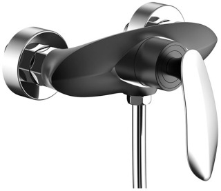 Смеситель для душа с ручным душем Groсenberg GB9001 Черный хром