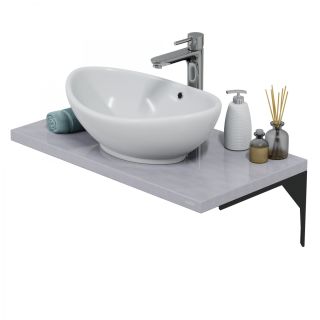 Столешница Санта 900152 80 см пломбир