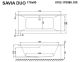 Гидромассажная ванна Whitecross Savia Duo 0103.170080.100.NANO.CR 170x80см Nano хром