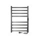 Полотенцесушитель электрический Indigo Oktava Slim 3 LСLOKS3E80-50GFMRt 80x50 см графит металлик