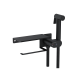 Гигиенический душ со смесителем RGW SP-221B 581408221-04 c полкой чёрный