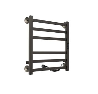 Полотенцесушитель электрический Indigo Oktava Slim 3 LСLOKS3E60-50GNSRt 60x50 см оружейная сталь