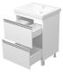 Напольная тумба под раковину Misty Ингрид 60см белый