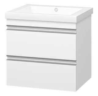 Подвесная тумба под раковину Misty Ингрид 60см белый