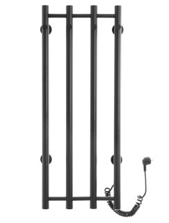 Полотенцесушитель электрический Domoterm Танго DMT 109-V4 36x92 EK R чёрный