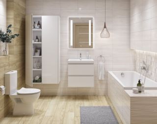 Акриловая ванна Cersanit LORENA 170x70