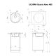 Кухонная мойка Ulgran Quartz Nora 485-06 трюфель