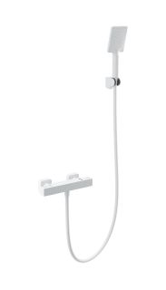 Смеситель для душа Wonzon & Woghand WW-B2026-A-MW с термостатом белый матовый