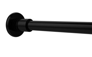 Карниз для ванны черный прямой 180 см