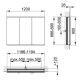 Зеркальный шкаф Keuco Royal Modular 800300121000300 120 см