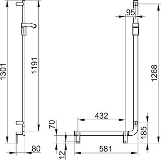 Поручень Keuco AXESS 35006371302 черный