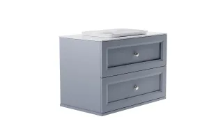 Тумба с раковиной Astra-Form Классик 4631177714412 100 см голубой матовый