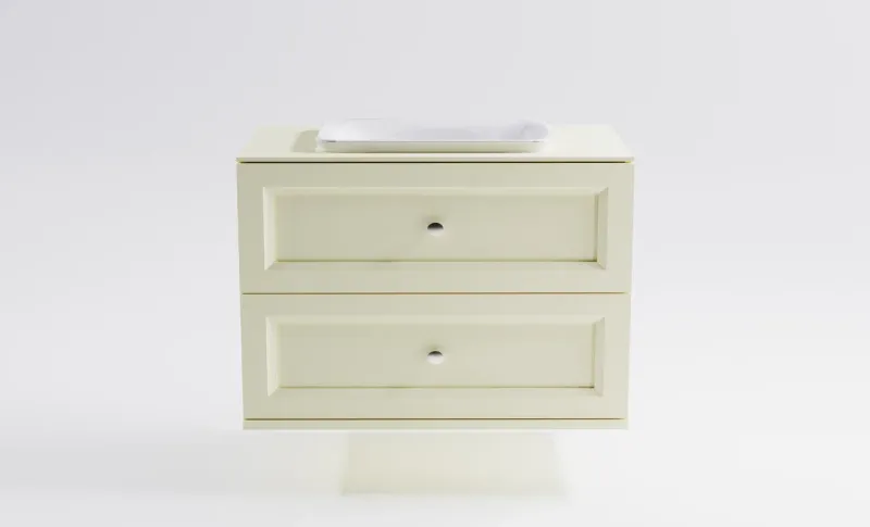 Тумба с раковиной Astra-Form Классик 4631177715815 90 см бежевый матовый