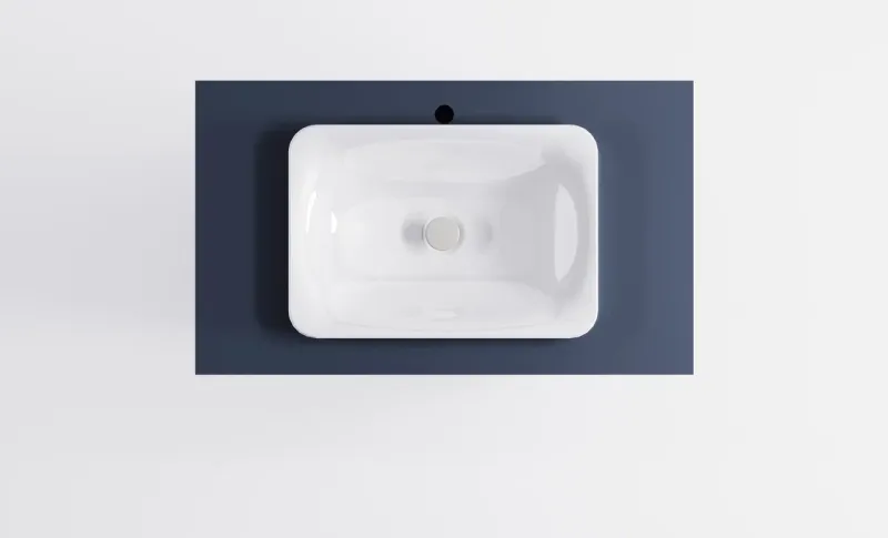 Тумба с раковиной Astra-Form Классик 4631177715587 90 см серый матовый