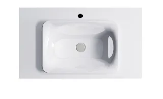 Тумба с раковиной Astra-Form Классик 4631177714351 90 см голубой матовый