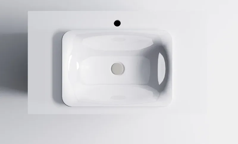 Тумба с раковиной Astra-Form Классик 4631177714115 90 см голубой матовый