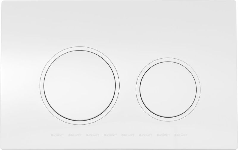 Клавиша смыва Aquanet AQ-PRO-02W 346768 белый