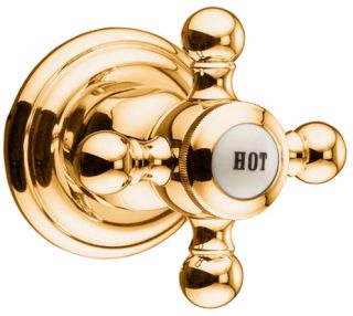 Встраиваемый вентиль Kludi 1926 позолоченный 518164520