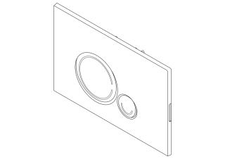 Кнопка смыва BelBagno SFERA CZR/BB-SR-BORO, цвет-брашированное золото