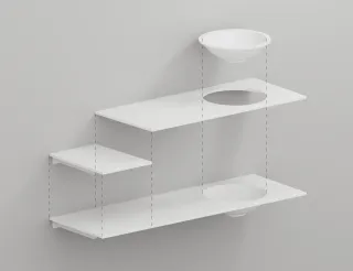 Столешница Salini Costa Plus S-Stone  200221M белый матовый