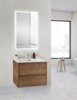 Тумба под раковину BelBagno подвесная 60x50см Rovere Tabacco KRAFT 39-600/390-2C-SO-RT