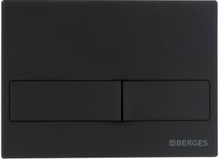 Комплект Berges 4в1 043232: инсталляция NOVUM525 кнопка L5 SoftTouch чёрная унитаз EGO Rimless сиденье Toma SO