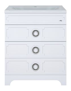 Напольная тумба под раковину Misty Лейла 80см белый