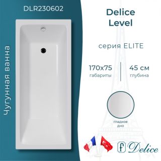 Ванна чугунная Delice Level DLR230602 170х75
