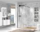 Душевая перегородка CEZARES LIBERTA-L-1-95-120-C-NERO кронштейн 120см