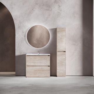 Тумба напольная под раковину Sancos Libra Floor LB90FEG 90 см дуб галифакс натуральный