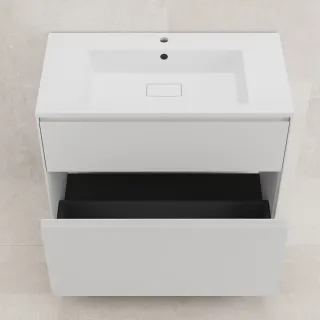 Тумба под раковину напольная Style Line Лима ЛС-00002460 90 см белый матовый