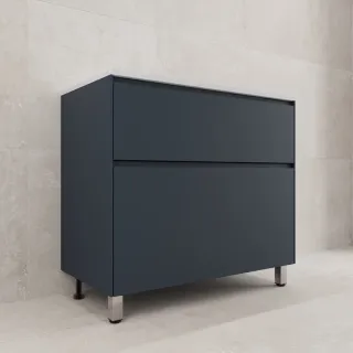 Тумба под раковину напольная Style Line Лима ЛС-00002461 90 см графит