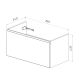 Тумба под раковину Lemark Veon Mini LM02VM90T 90 см белый глянец
