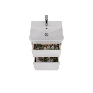 Тумба под раковину Lemark Combi LM03C50T 60 см белый глянец